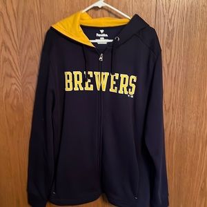 Brewers zip up hoodie